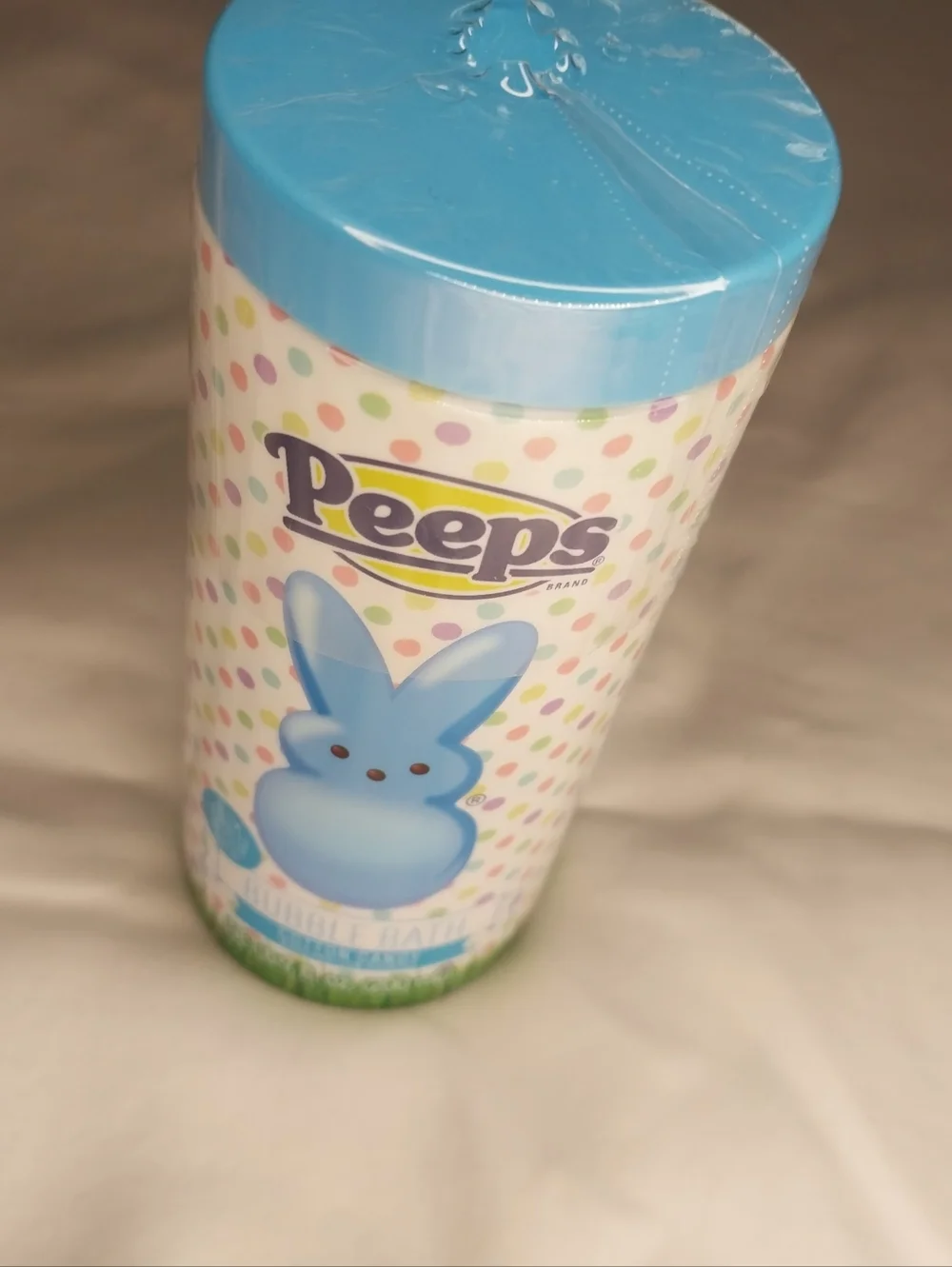 Peeps Blue Bunny Cotton Candy Scented Bath Bubbles With Wand